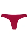 On Gossamer Gossamer Mesh Hip G Thong In Persian Red