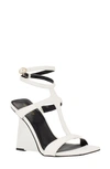 Guess Bacio Wedge Sandal In White