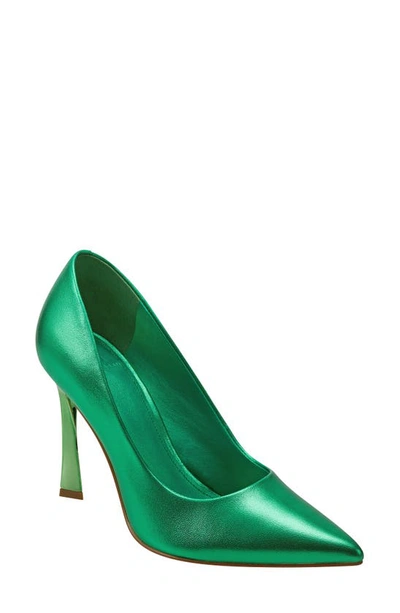 Marc Fisher Ltd Sassie Pointed Toe Pump In Medium Green 313