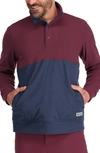 Outdoor Research Trail Mix Snap Pullover In Kalamata/ Naval Blue