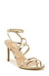 Sam Edelman Delanie Strappy Sandal In Gold