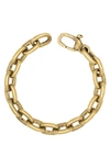 John Varvatos Artisan Chain Bracelet In Brass