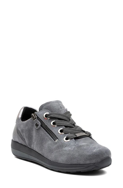 Ara Ollie Lace-up Trainer In Grey