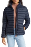 Save The Duck Carly Recycled Nylon Puffer Jacket In Blue Black