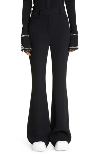 Proenza Schouler Stretch Crepe Pants In Black