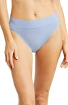 Wacoal At Ease High Cut Briefs In Provincial Blue