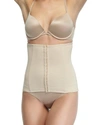 Tc Fine Intimates Hook & Eye Firm Waist Cincher In Cupid Nude