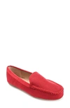 Journee Collection Halsey Womens Round Loafers In Red