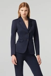 Altuzarra Fenice Virgin Wool Blazer In Berry Blue