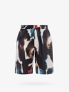 Alexander Mcqueen All-over Graffiti Acquerello Print Bermuda Shorts In Multicolor