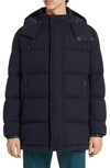 Zegna Oasi Cashmere Padded Jacket In Navy