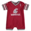 Colosseum Newborn And Infant Boys And Girls  Crimson Washington State Cougars Bumpo Football Logo Rom In Crimson