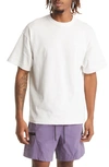 Nike Crew Neck Cotton T-shirt In Neutrals