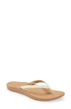 Sanuk Cosmic Yoga Joy Flip Flop In White