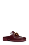 Bottega Veneta Monsieur Bit Loafer Mule In 2226 Merlot