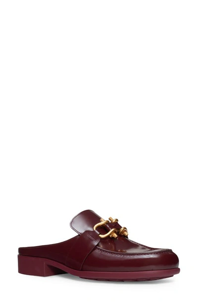 Bottega Veneta Monsieur Bit Loafer Mule In 2226 Merlot