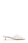 Bottega Veneta Women's Padded Quilted Slip On Sandals In Optic White