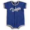 Outerstuff Newborn And Infant Boys And Girls Royal Los Angeles Dodgers Stripe Power Hitter Romper In Royal