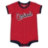 OUTERSTUFF INFANT RED ST. LOUIS CARDINALS POWER HITTER ROMPER