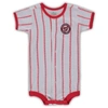 Outerstuff Infant White Washington Nationals Pinstripe Power Hitter Coverall In White