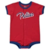 OUTERSTUFF INFANT RED PHILADELPHIA PHILLIES POWER HITTER ROMPER