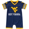 Colosseum Newborn And Infant Boys And Girls  Navy West Virginia Mountaineers Bumpo Football Logo Romp In Navy