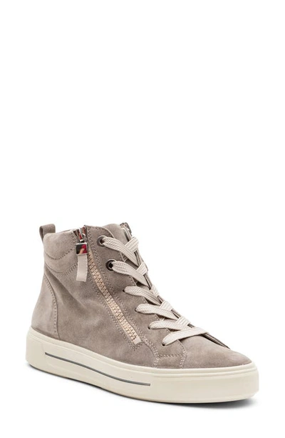 Ara Camden High Top Sneaker In Moon