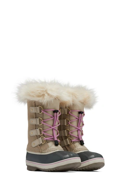Sorel Kids' Girl's Joan Of Arctic Boots In Ancient Fossil
