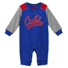 OUTERSTUFF NEWBORN & INFANT ROYAL/HEATHERED GRAY CHICAGO CUBS SCRIMMAGE LONG SLEEVE JUMPER