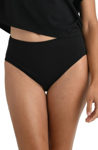 Kent 2-pack Compostable Organic Cotton High Waist Briefs In Black