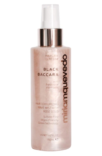 Miriam Quevedo Black Baccara Hair Texturising Wave Mist With Rose Gold 150ml