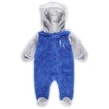 Outerstuff Newborn And Infant Boys And Girls Royal And Gray Kansas City Royals Game Nap Teddy Fleece Bunting Fu In Royal