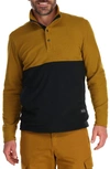 Outdoor Research Trail Mix Snap Pullover In Tapenade/ Black