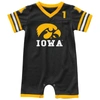 Colosseum Infant  Black Iowa Hawkeyes Bumpo Football Romper In Black