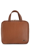 Stephanie Johnson Roseweood Cognac Matha Large Makeup Case In Cognac