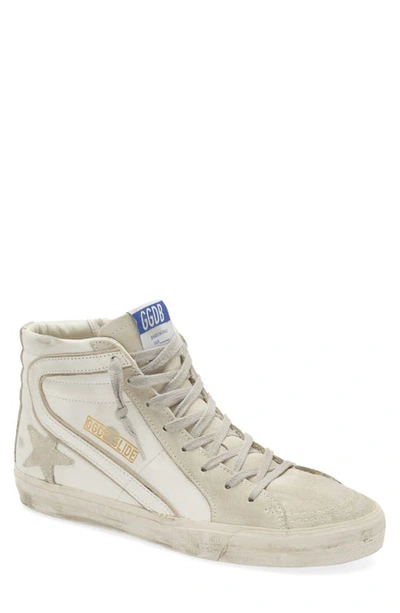 Golden Goose Slide High-top Trainer In White