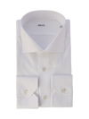 Fray Cotton Shirt In White