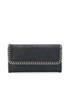 Stella Mccartney Continental Wallet In Black