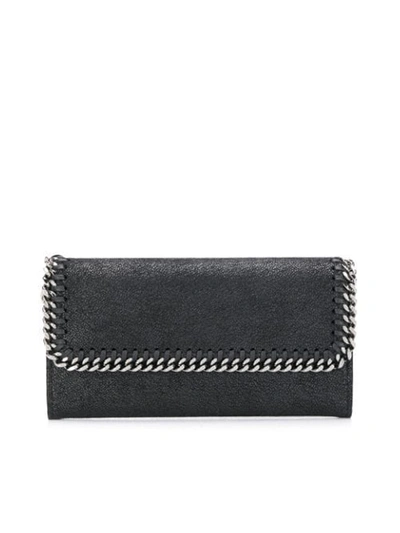 Stella Mccartney Continental Wallet In Black