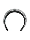 PRADA CRYSTAL-EMBELLISHED SILK HEADBAND