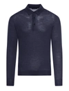 Nome Knit Polo Shirt In Blue