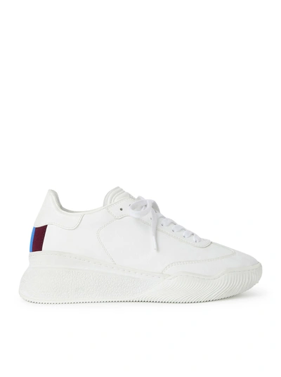 Stella Mccartney Loop Lace-up Sneakers In White