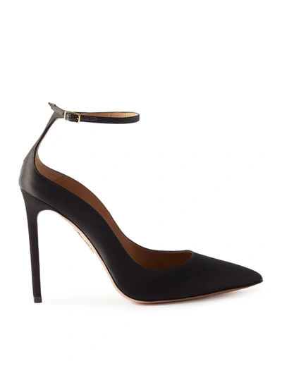 Aquazzura Love Affair Patent Leather Pumps In Black