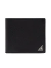 Prada Saffiano Leather Billfold Wallet In Black