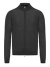 Nome Wool Zip Cardigan In Black2