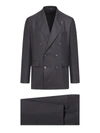 Tagliatore Wool Suit In Grey