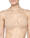 Hanro Allure Deep Plunge Padded Bra In Nude