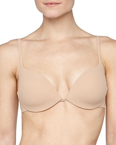 Hanro Allure Deep Plunge Padded Bra In Nude