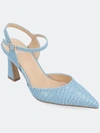 Journee Collection Collection Women's Nixey Wide Width Pump In Blue