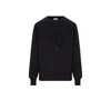 Moncler Rhinestone-embellished Logo Sweatshirt In Black